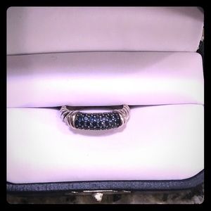 david yurman  Blue Sapphire Cable Candy Metro Ring